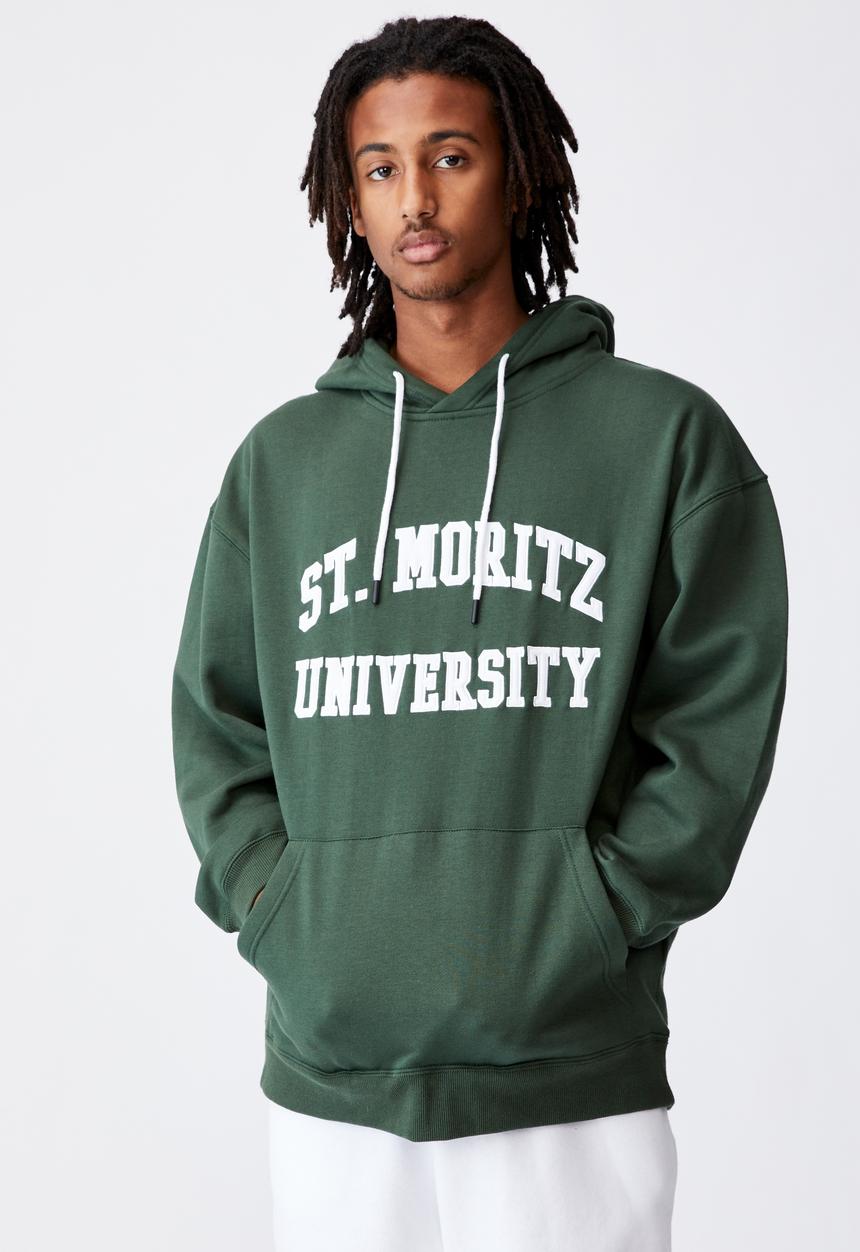 Factorie - Elite oversized hoodie - green 