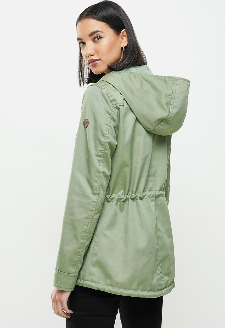 ONLY - Lorca canvas parka - green