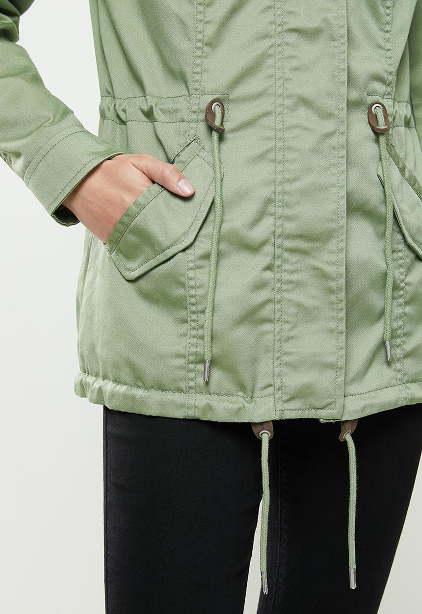 ONLY - Lorca canvas parka - green