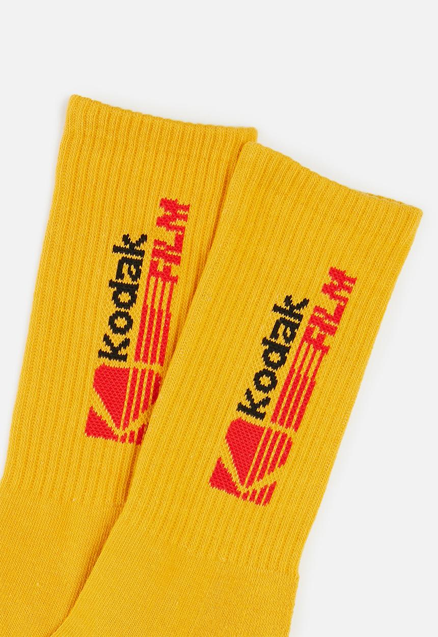 Factorie - License retro rib socks - yellow