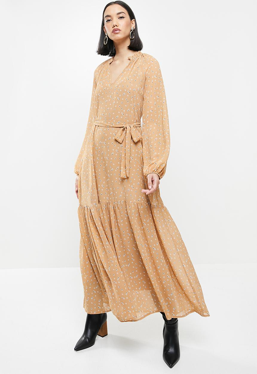 Me&B - The Kelly maxi dress - camel