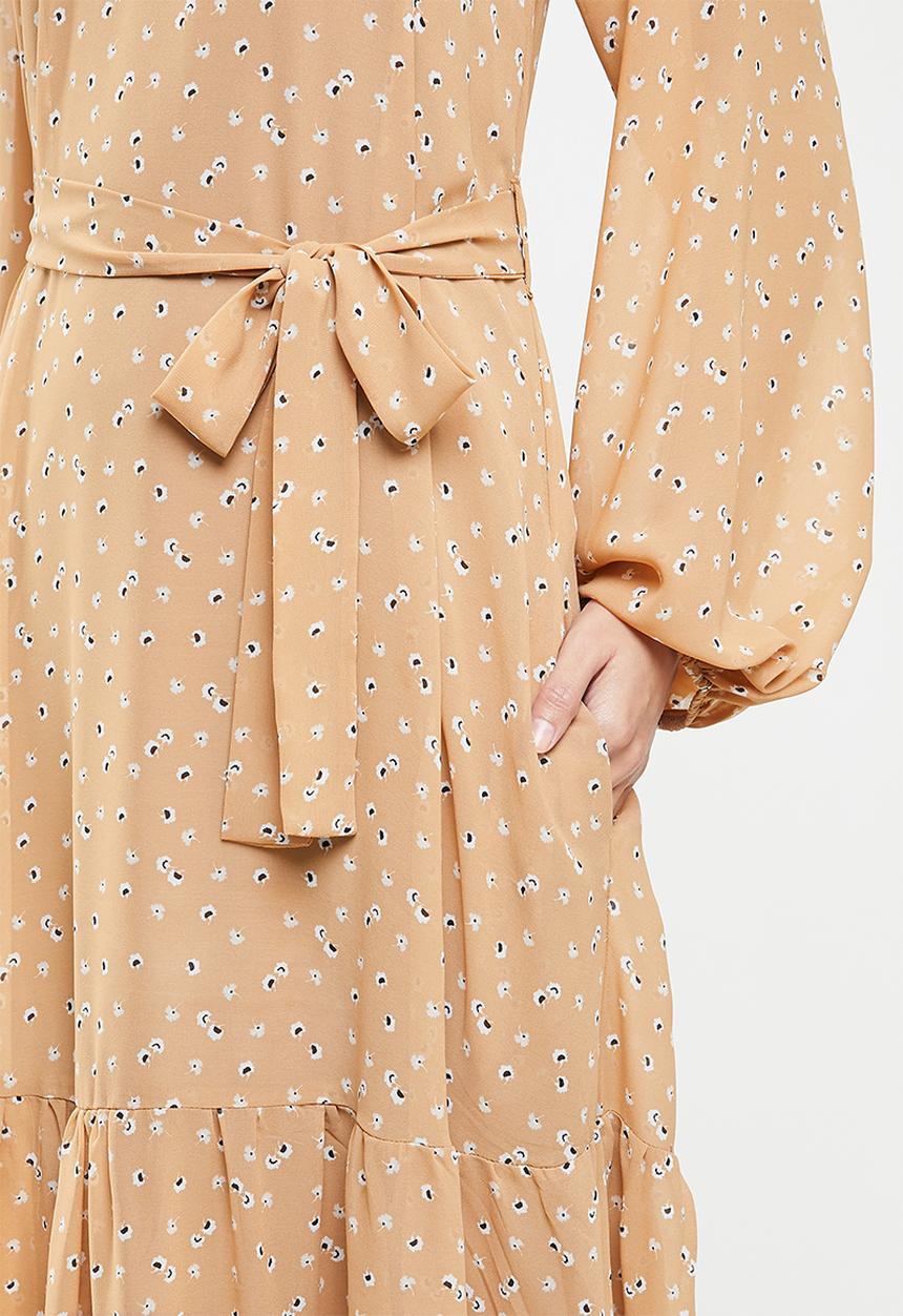 Me&B - The Kelly maxi dress - camel