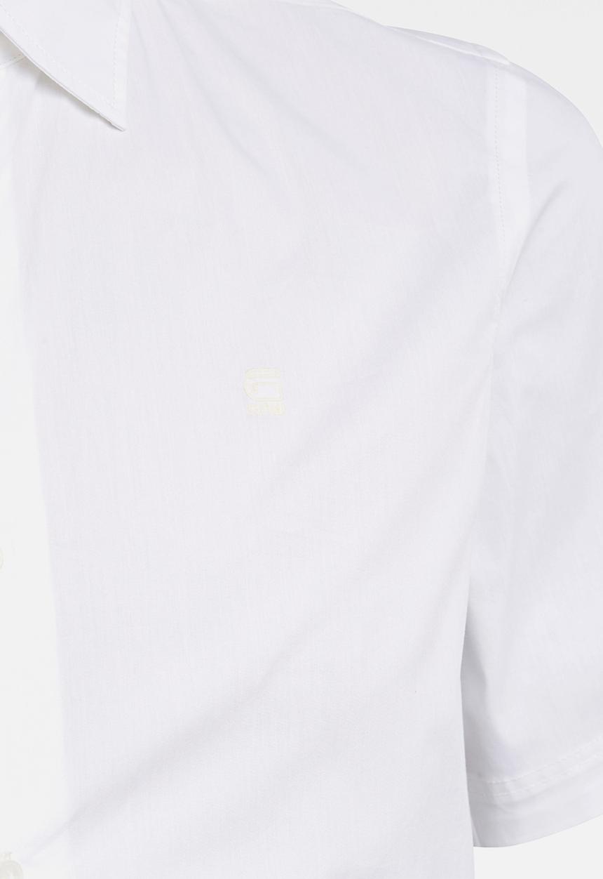 G-STAR - Dressed super slim s\s shirt - white