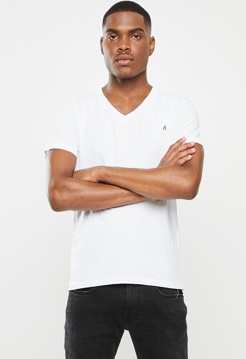 Replay - Replay 3 pack T-shirt V-neck - white