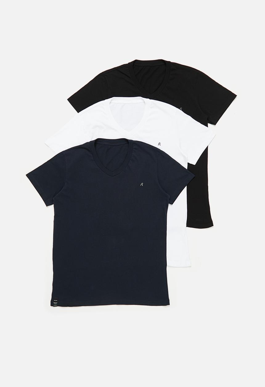Replay - Replay 3 pack T-shirt v neck - multi