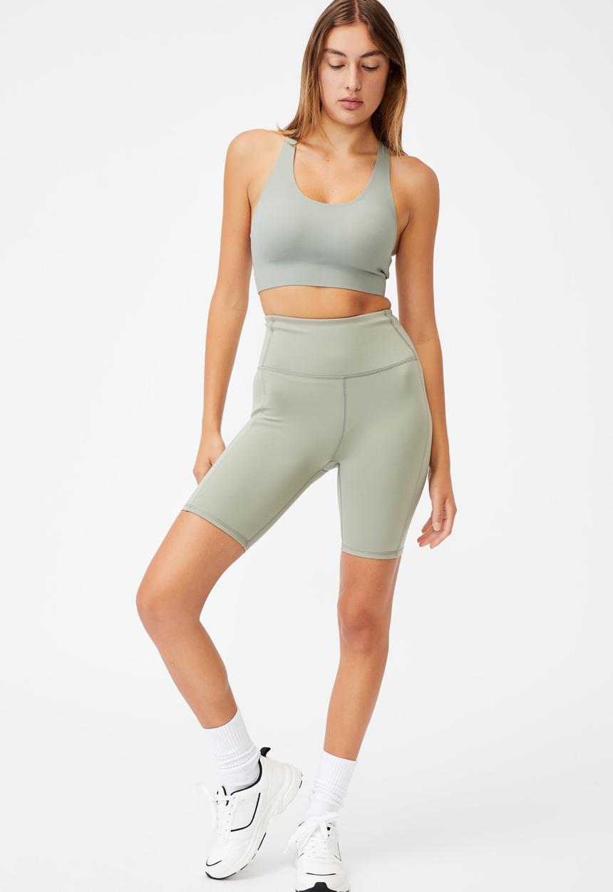 Cotton On - All day comfort crop - green haze