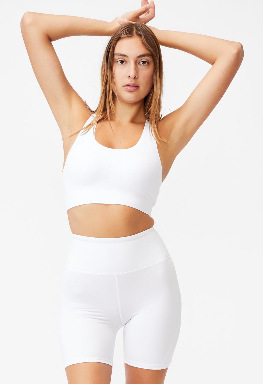 Cotton On - All day comfort crop - white