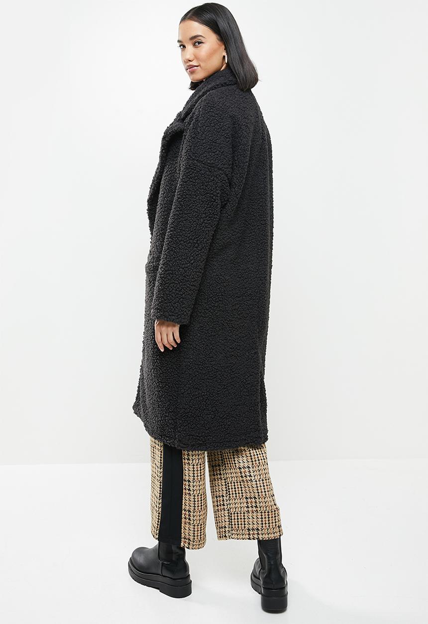 Me&B - The teddy coat - black 