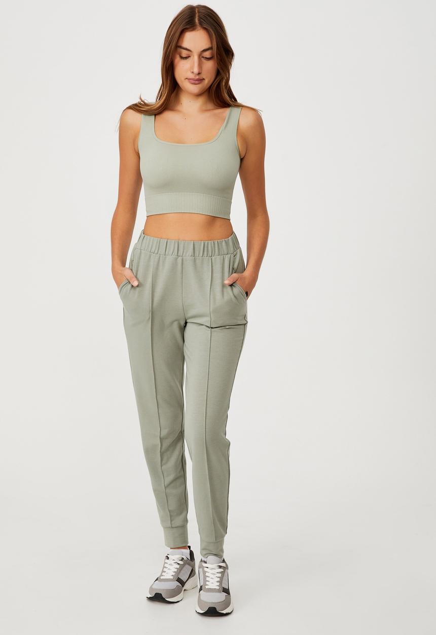 Cotton On - All day studio pant - green haze
