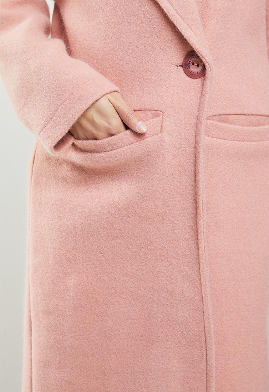 Me&B - Melton coat - pink