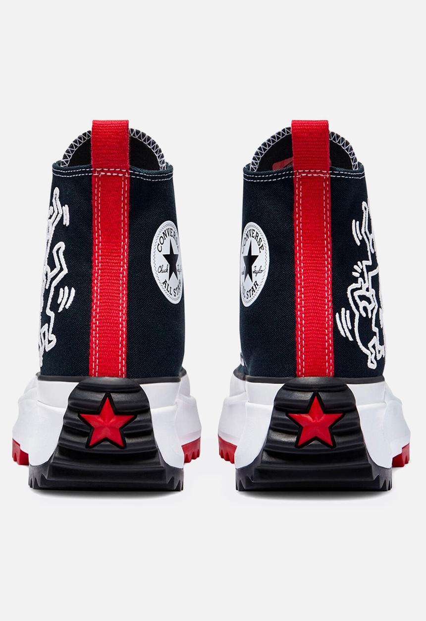 Converse - Converse X Keith Haring Run Star Hike High - black/white/red