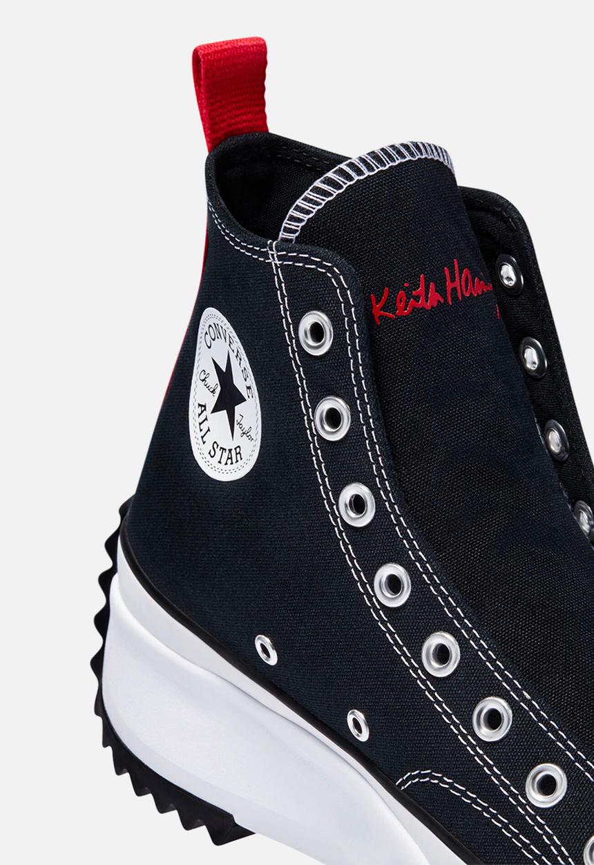 Converse - Converse X Keith Haring Run Star Hike High - black/white/red