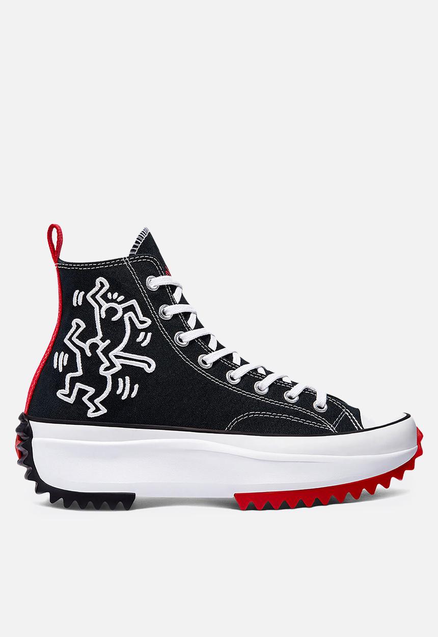 Converse - Converse X Keith Haring Run Star Hike High - black/white/red