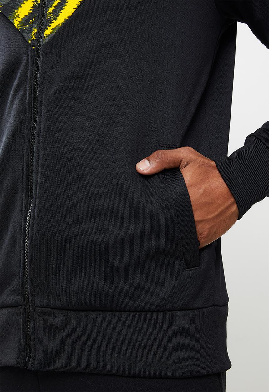 PUMA - BVB iconic MCS graphic track jacket - black & yellow 