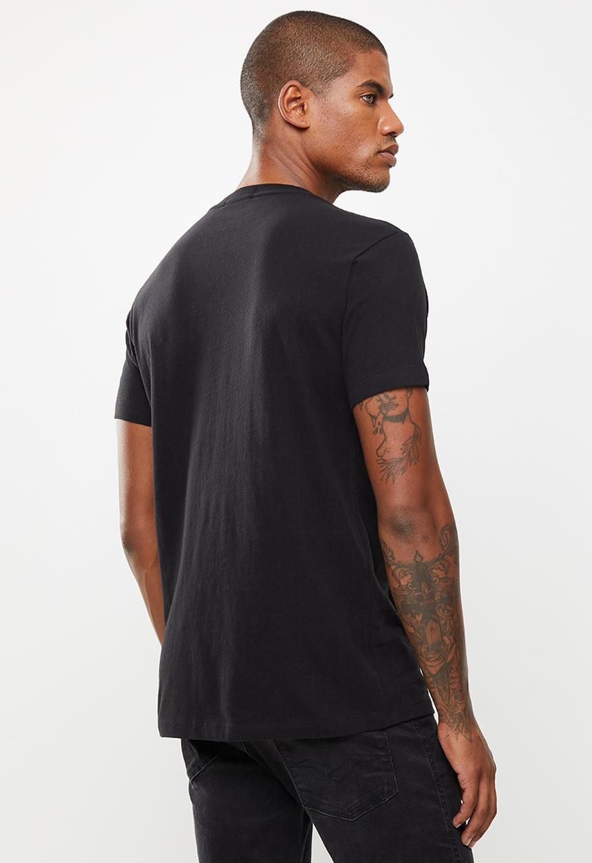 Replay - Replay diamond print tee - black 