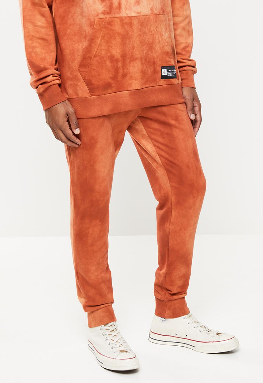 Flyersunion - Spectra-dye fleece jogger - orange