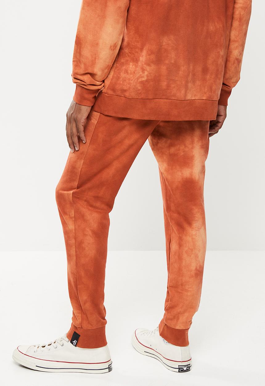 Flyersunion - Spectra-dye fleece jogger - orange