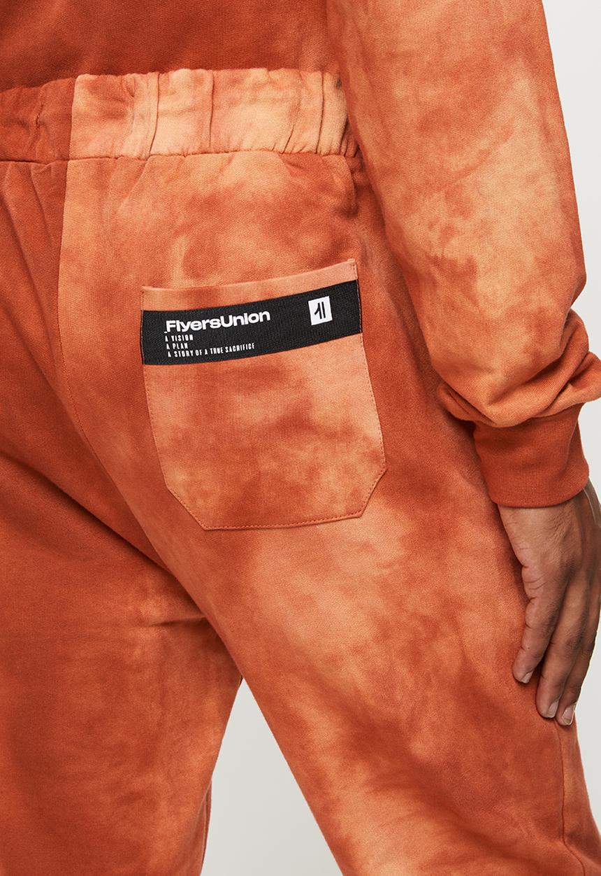 Flyersunion - Spectra-dye fleece jogger - orange
