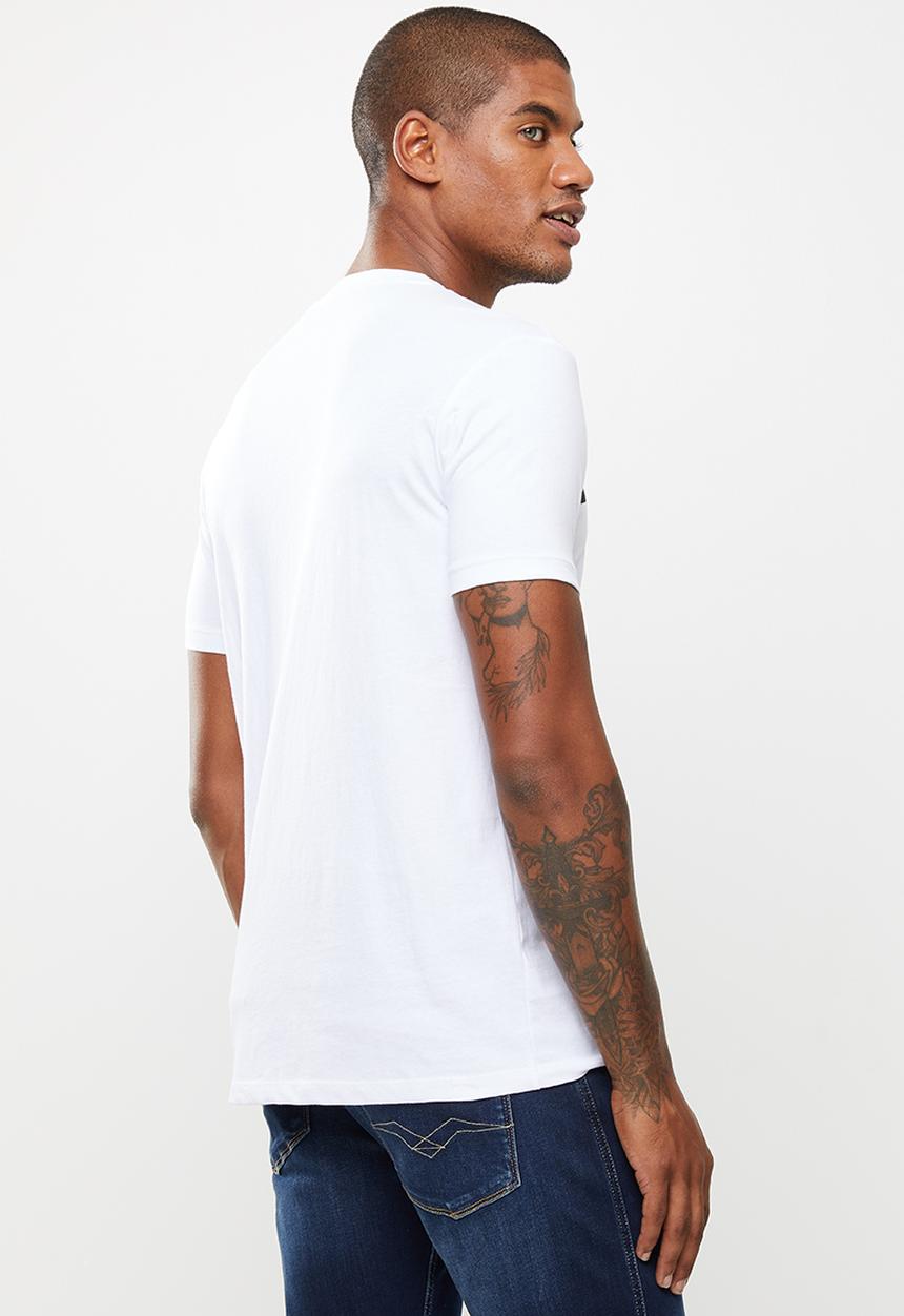 Replay - Replay retro stripe print tee - white