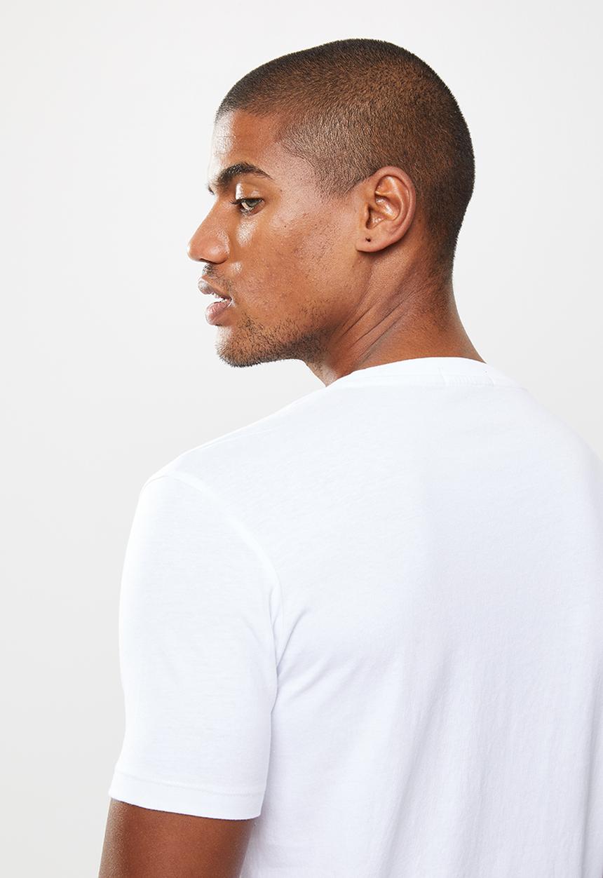 Replay - Replay retro stripe print tee - white