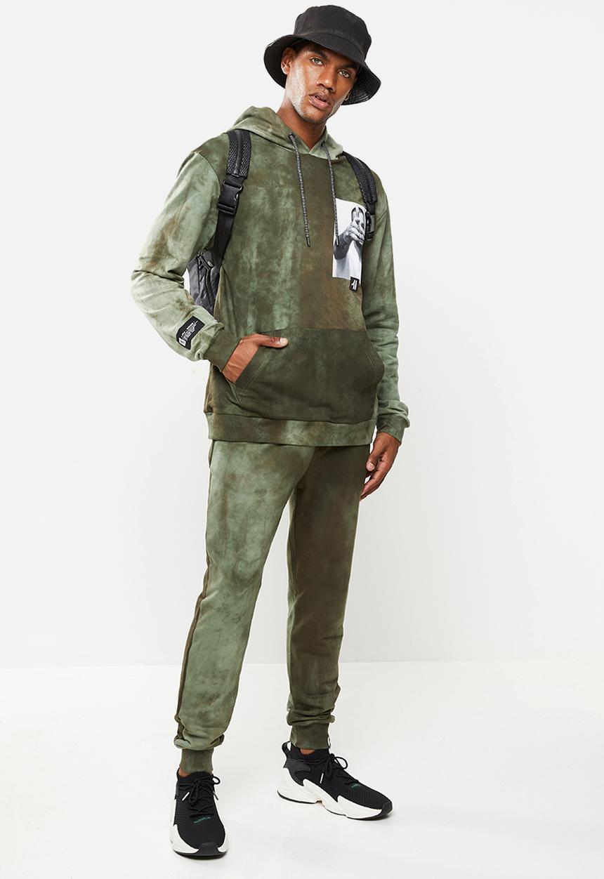 Flyersunion - Spectra-dye fleece jogger - olive