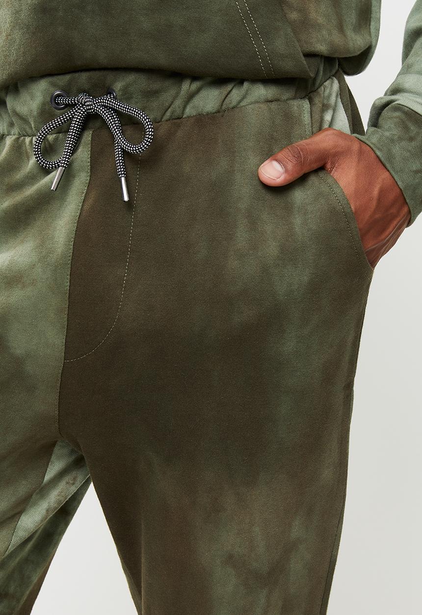 Flyersunion - Spectra-dye fleece jogger - olive