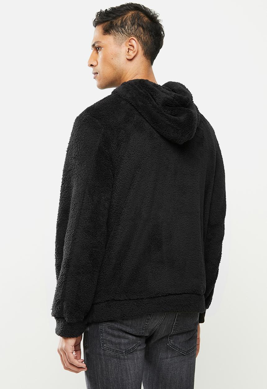 STYLE REPUBLIC - Sherpa hoodie - black