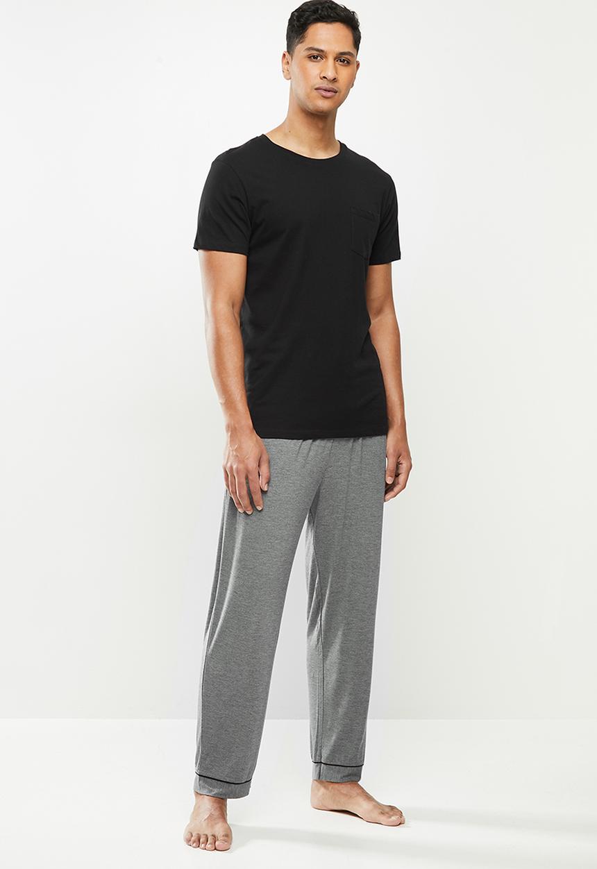 STYLE REPUBLIC - Hem detail sleep pant - dark grey