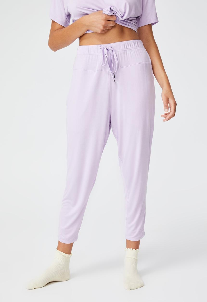 Cotton On - Sleep recovery pant - pastel lilac