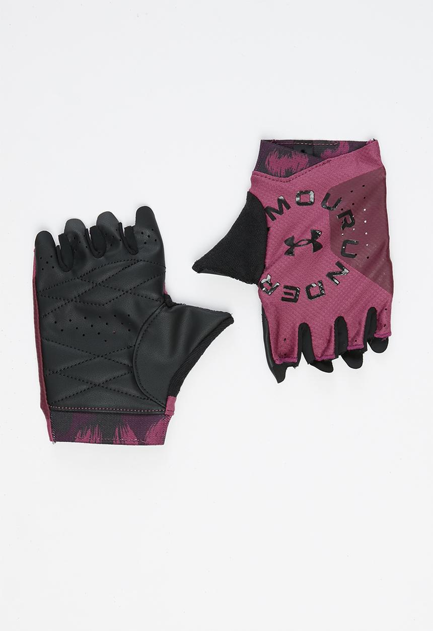 Under Armour - Ua graphic training gloves - pink & black