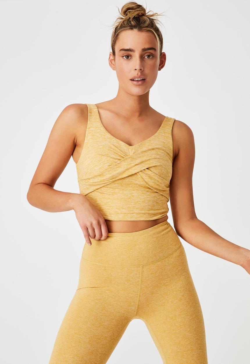 Cotton On - So peachy cross front vestlette - fall leaf marle