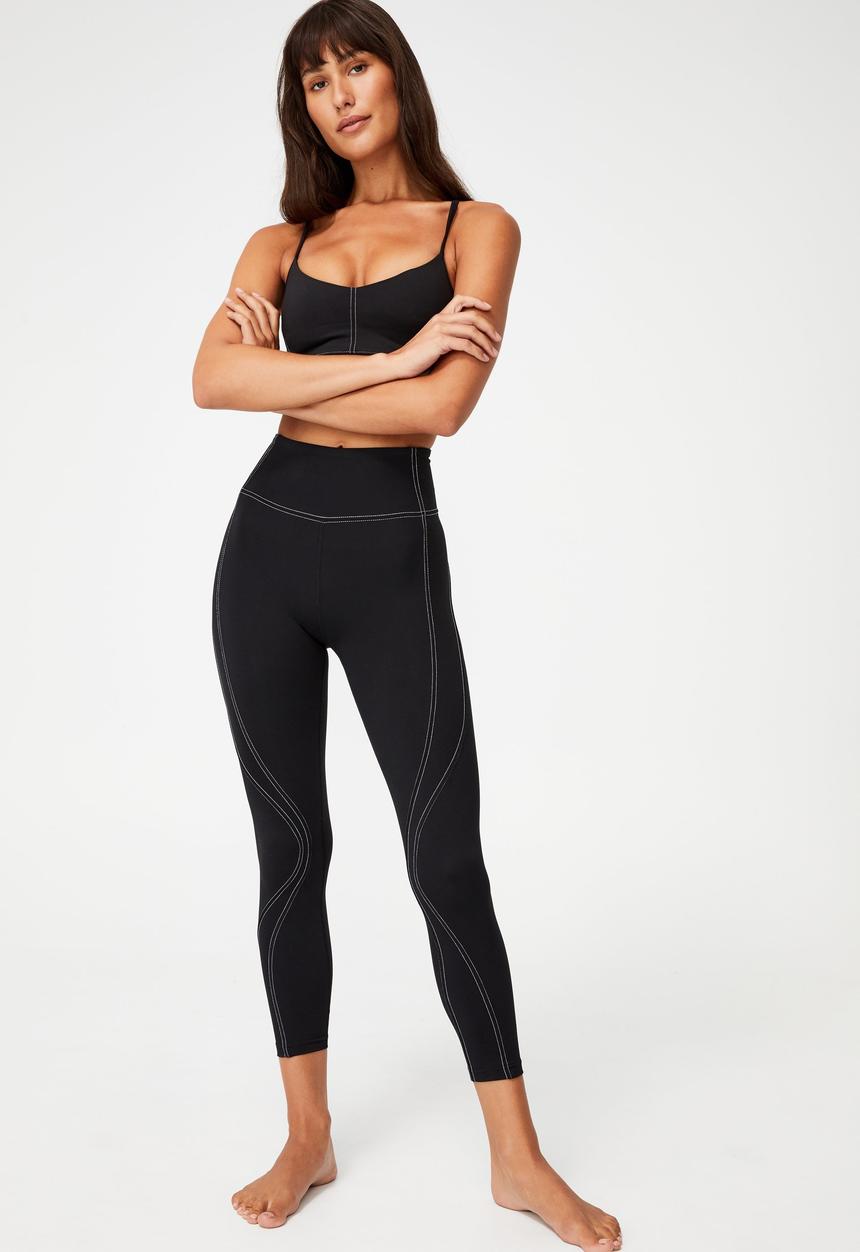 Cotton On - Stitched to perfection 7/8 tight - black