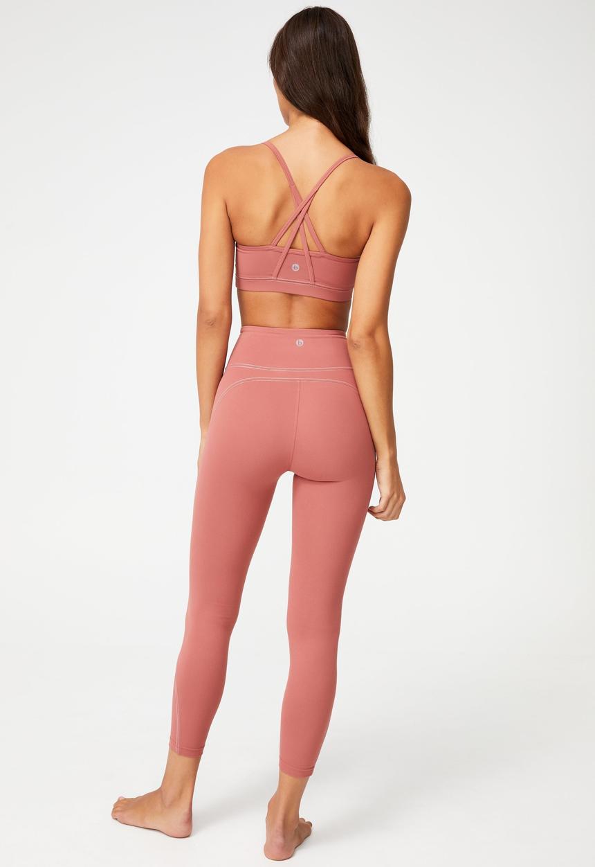 Cotton On - Stitched to perfection 7/8 tight - chestnut