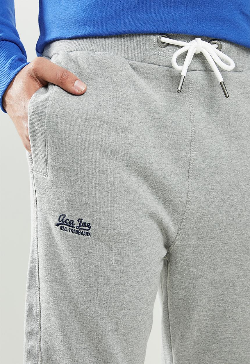 Aca Joe - Aca joe small logo jogger - grey 