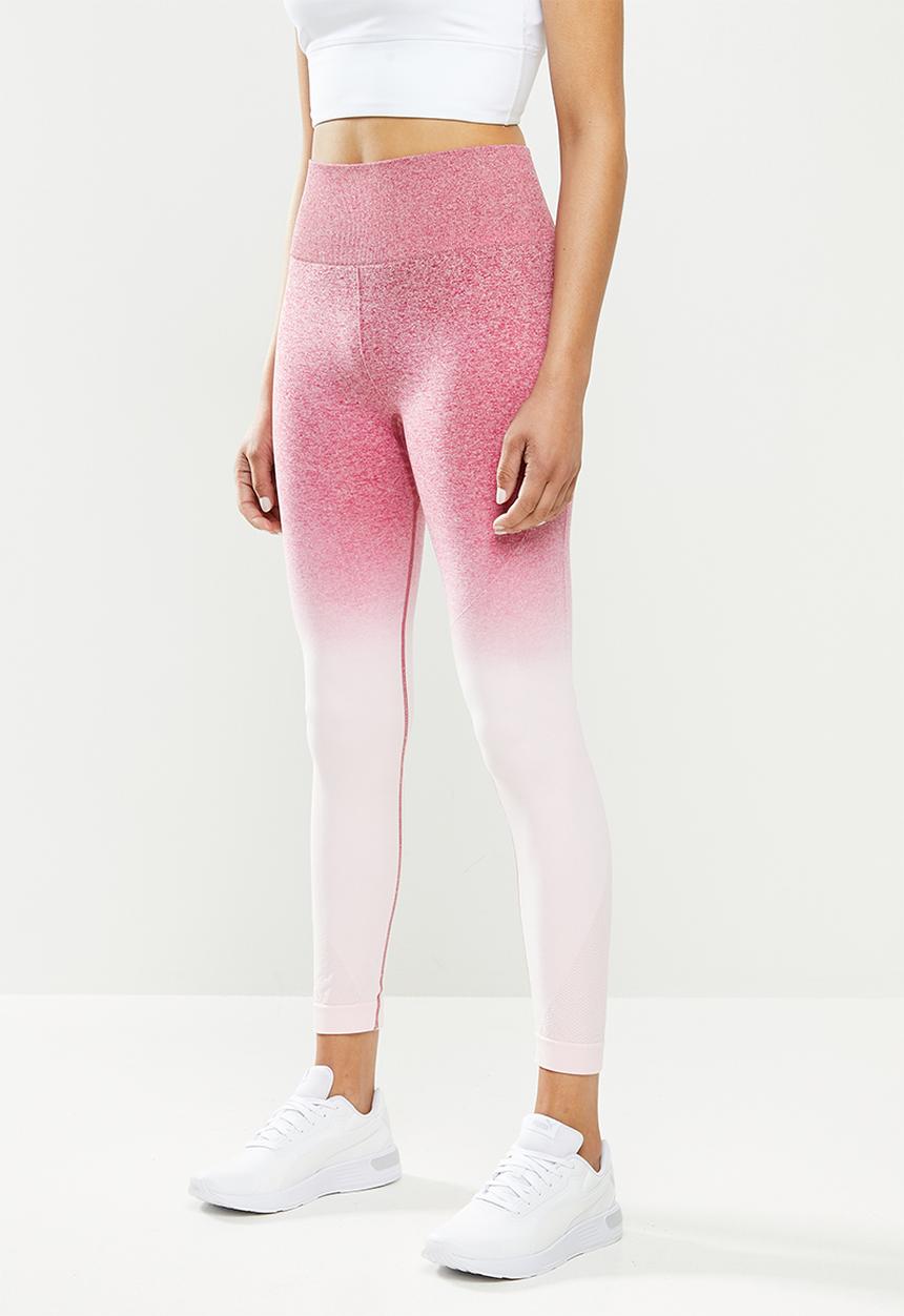 Missguided - Ombre seamless leggings - pink