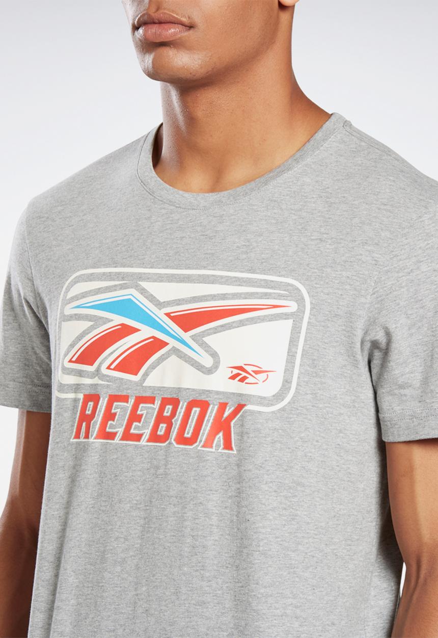 Reebok - Cl soft edge tee - grey melange