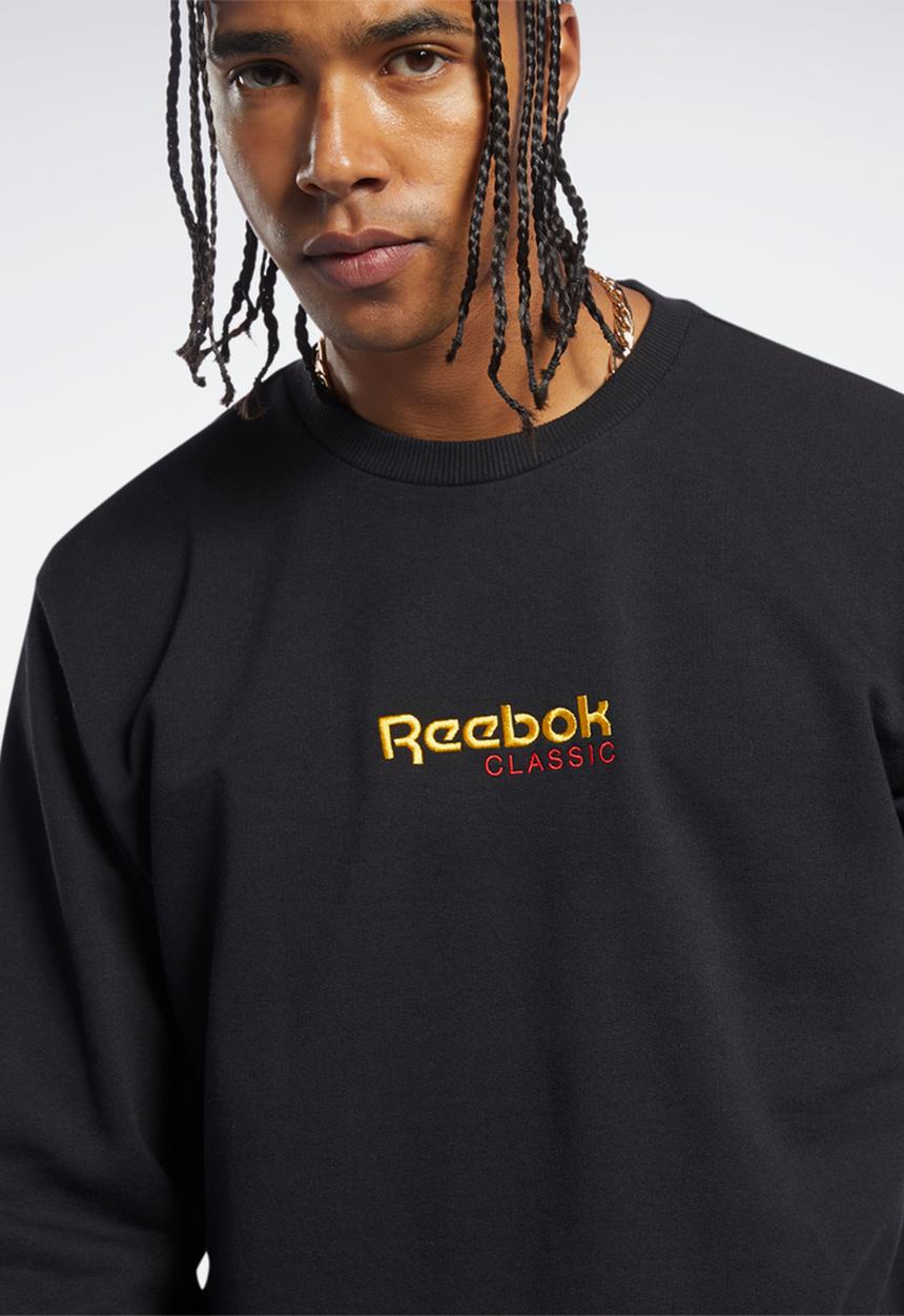 Reebok - Cl gp gold crew - black