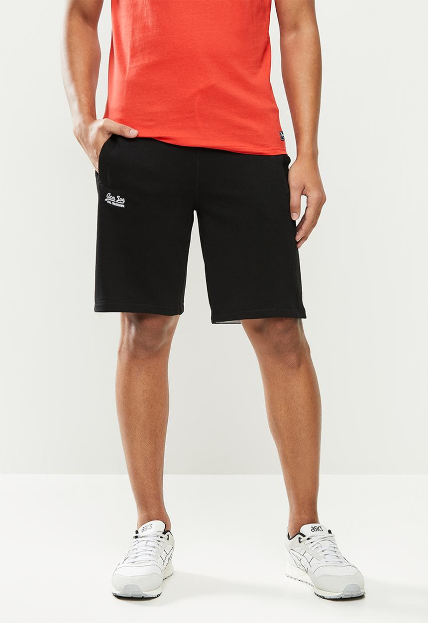 Aca Joe - Aca joe unbrushed 2.0 fleece shorts - black