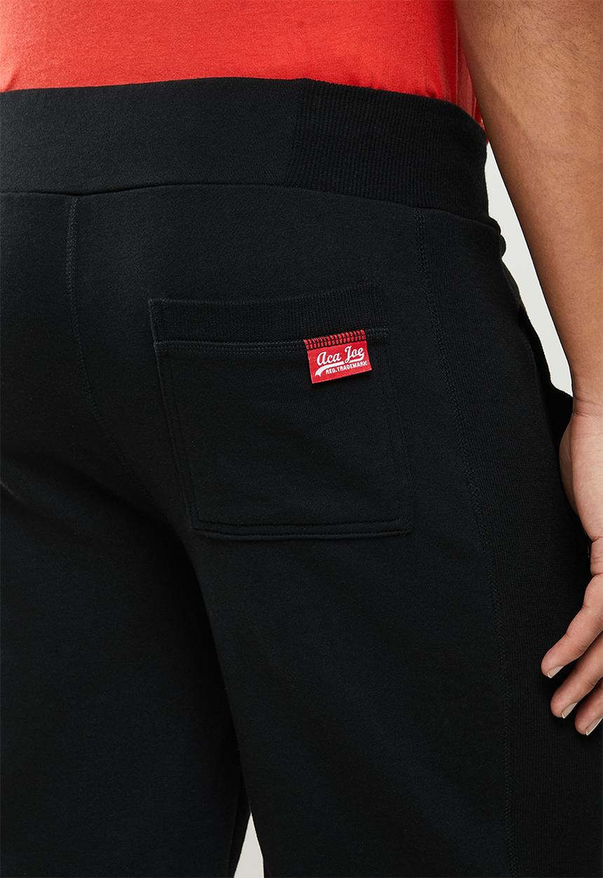 Aca Joe - Aca joe unbrushed 2.0 fleece shorts - black