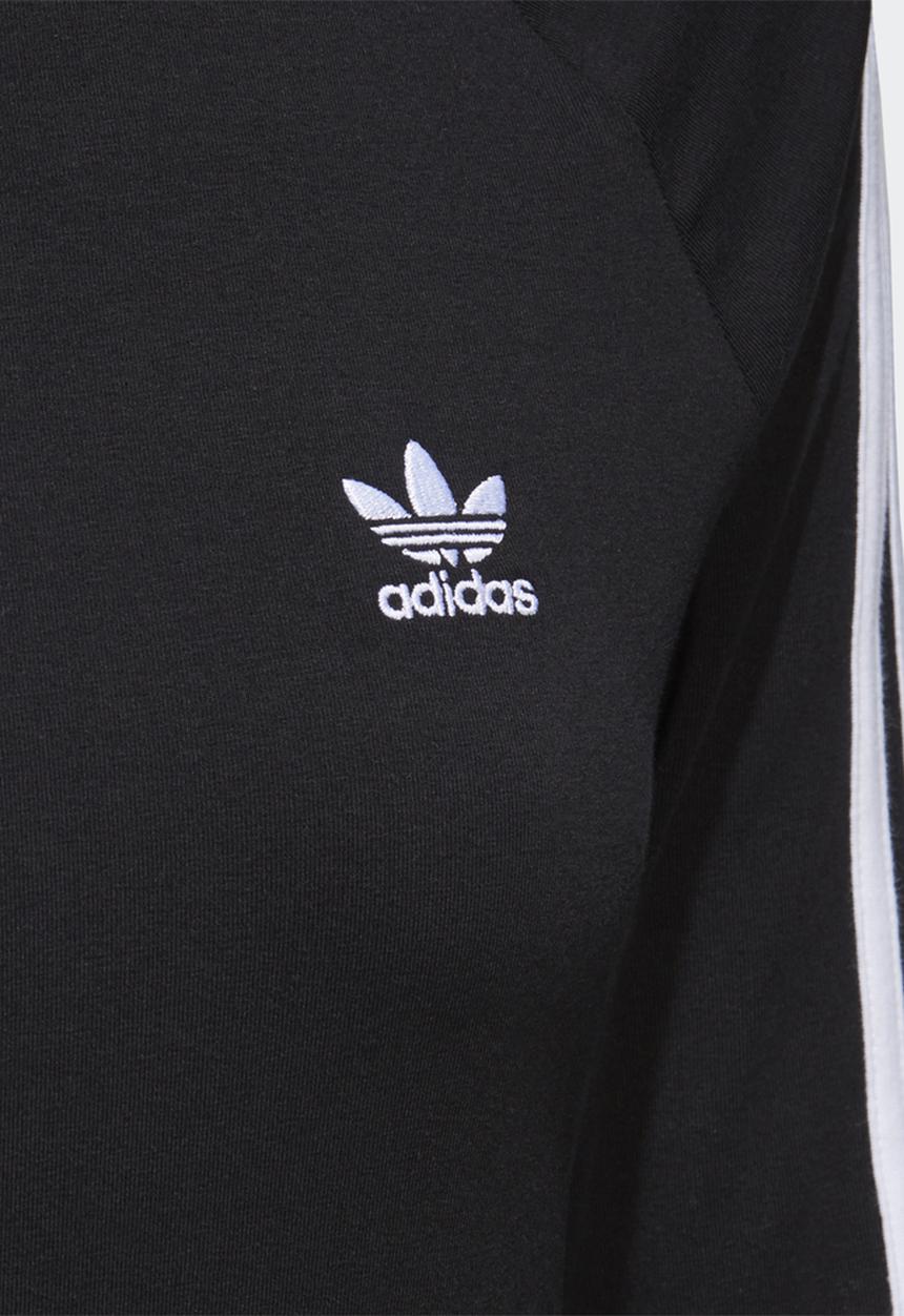 adidas Originals - 3/4 sleeve 3 stripe dress - black