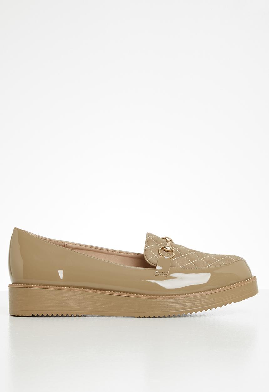 Seduction - Quilted chain loafer - taupe
