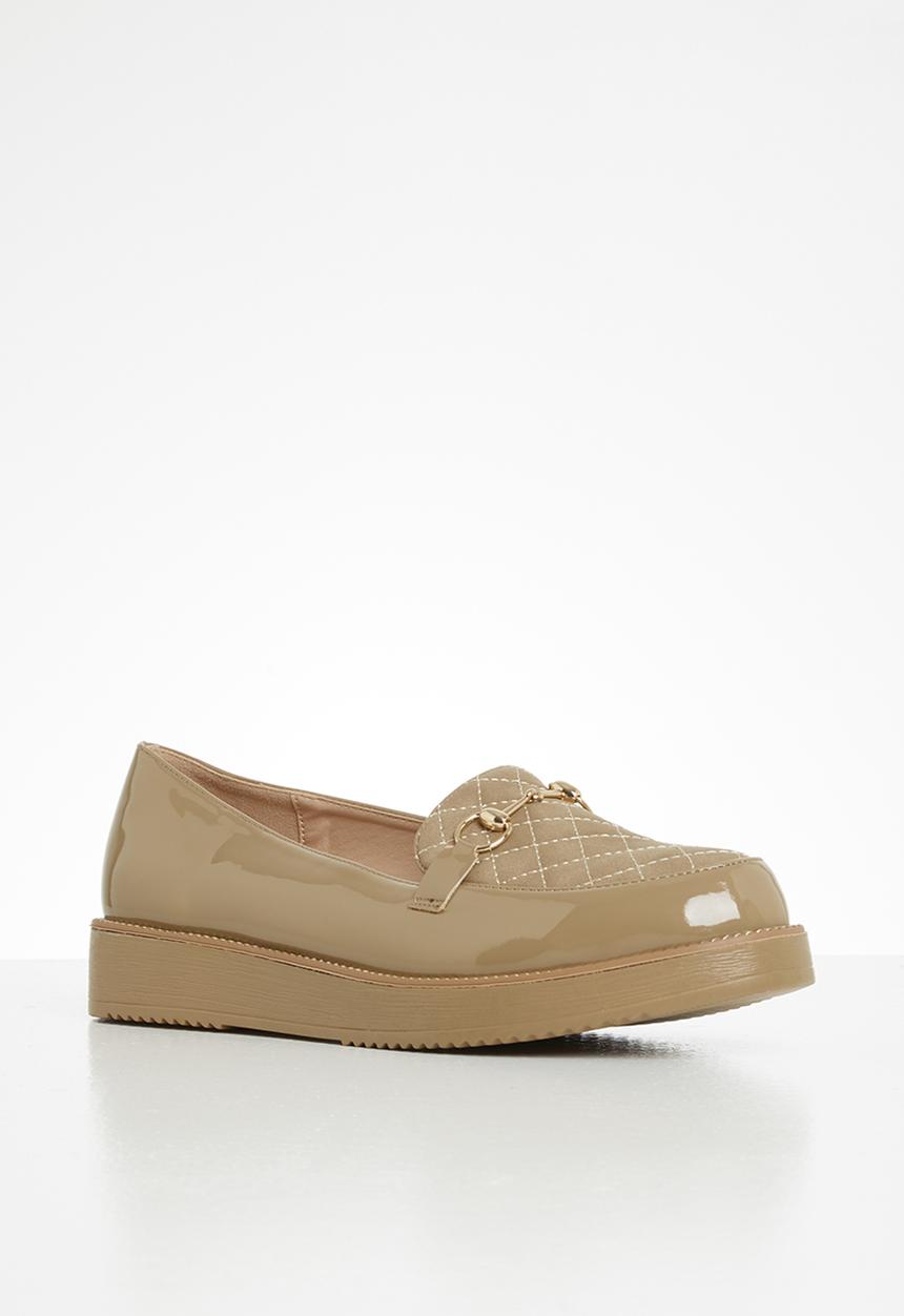 Seduction - Quilted chain loafer - taupe