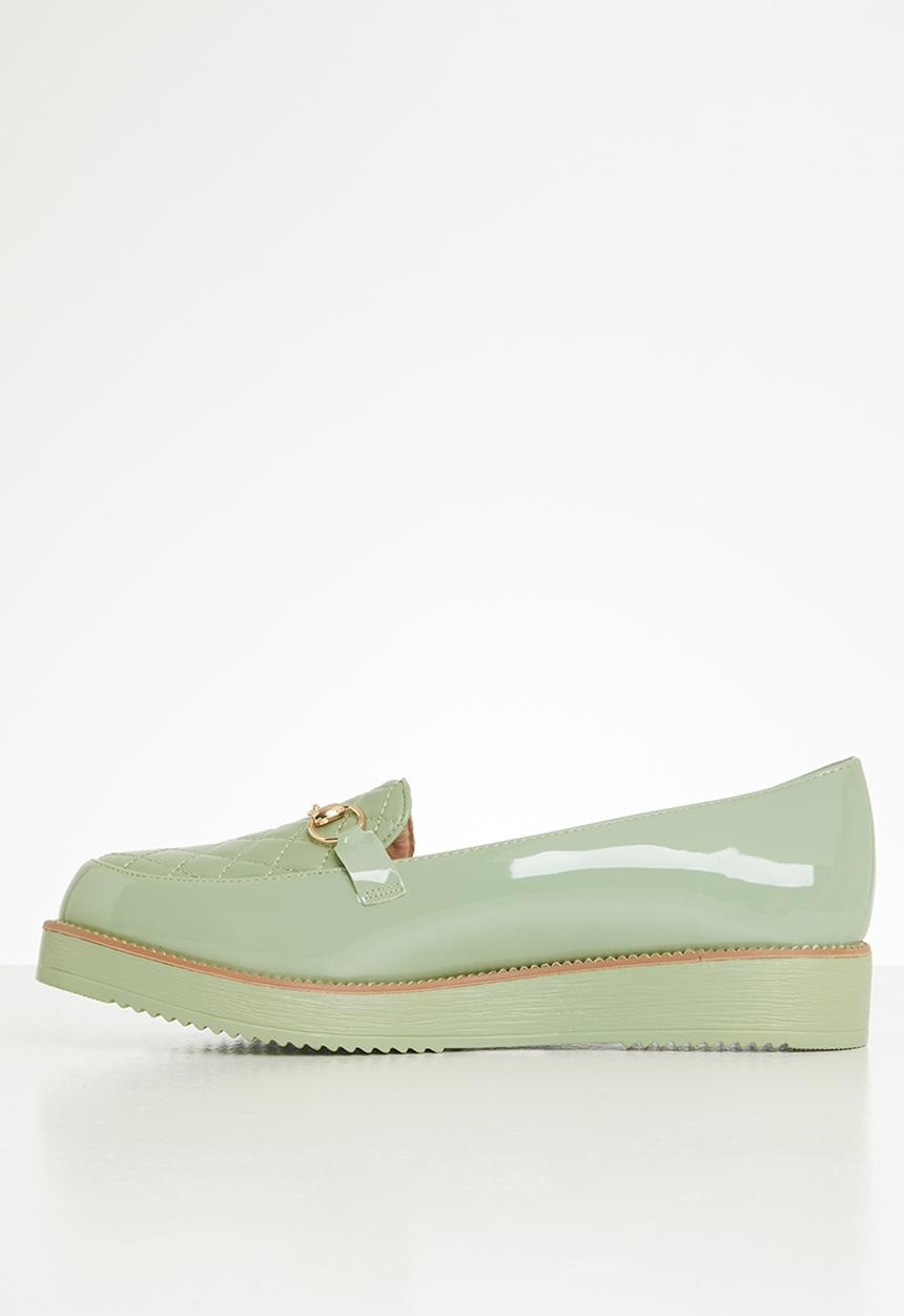 Seduction - Quilted chain loafer - sage