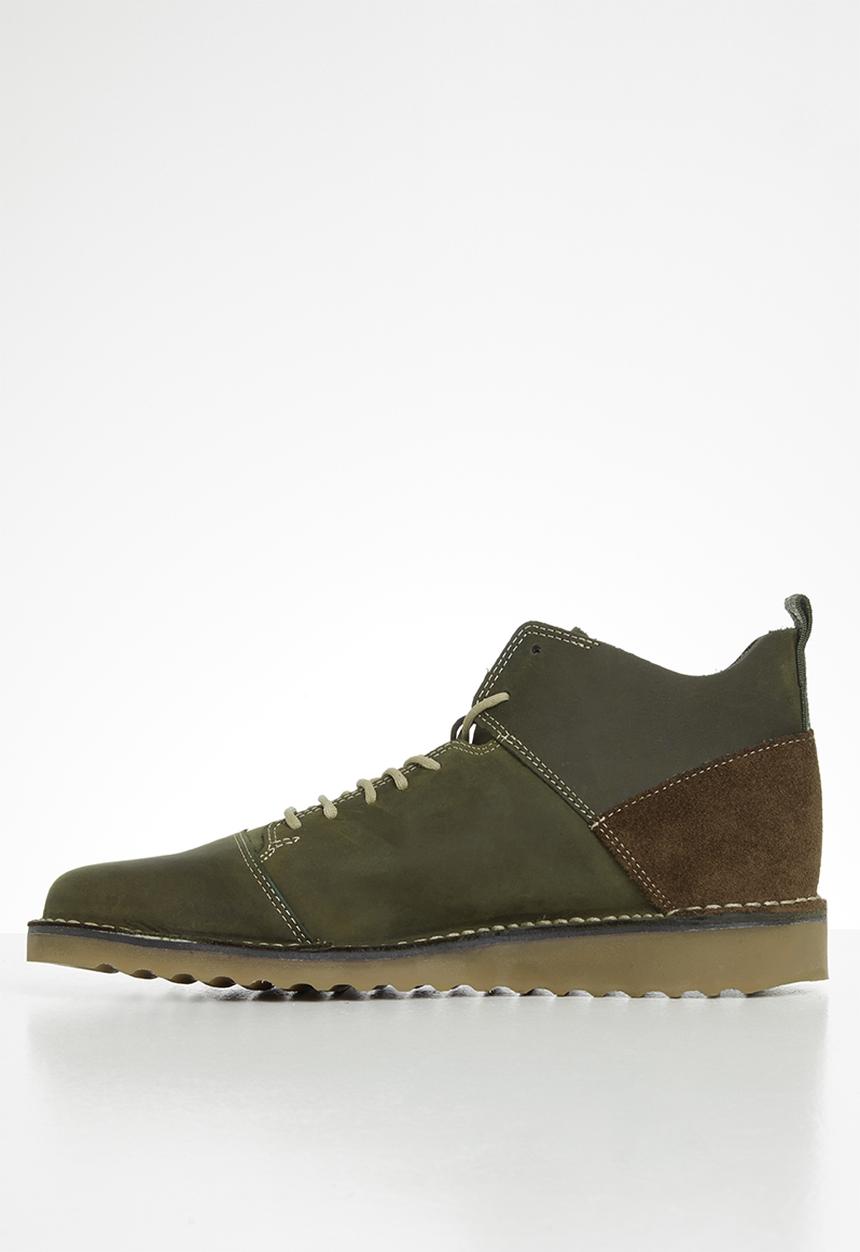 Grasshoppers - Trace leather sandiego - olive