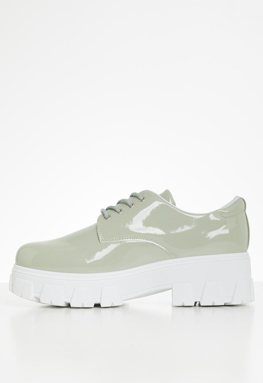 Seduction - Chunky lug sole derby - sage