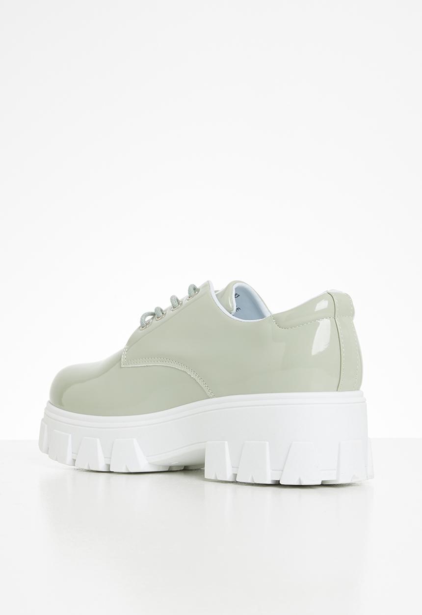 Seduction - Chunky lug sole derby - sage