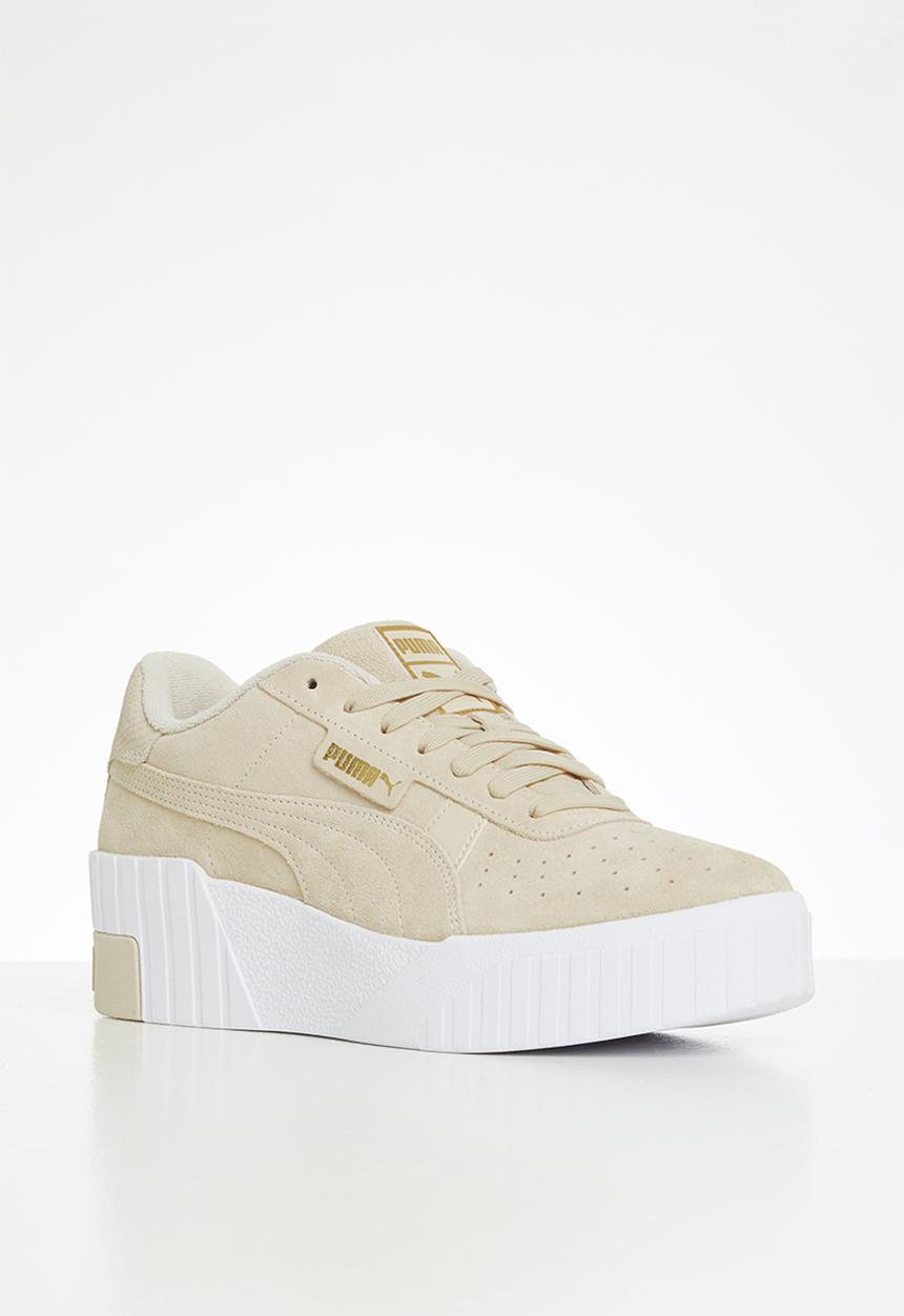 PUMA - Cali wedge soft wild wn's - eggnog-puma white-puma team gold
