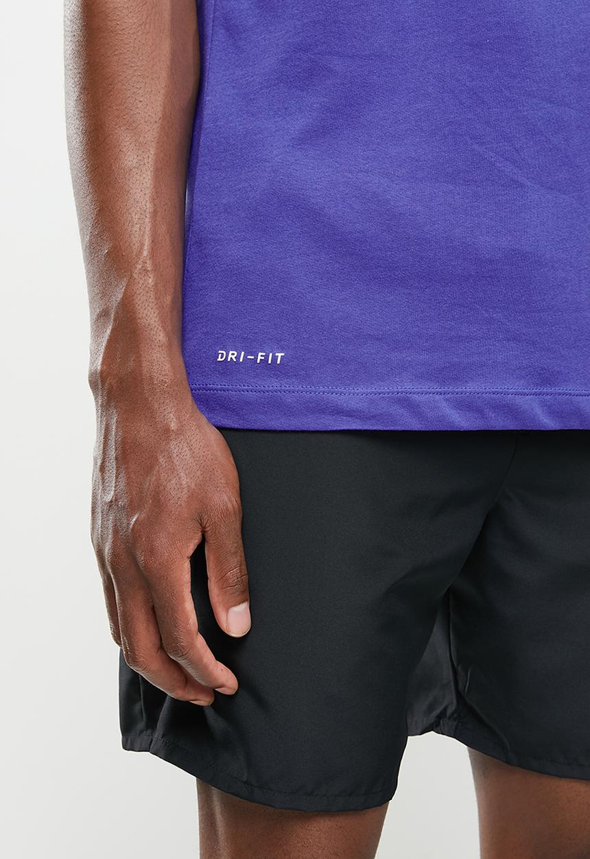Nike - Nk df 6/1 gfx tee - blue