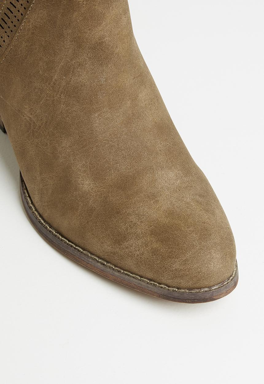 Seduction - Round toe ankle boot - taupe