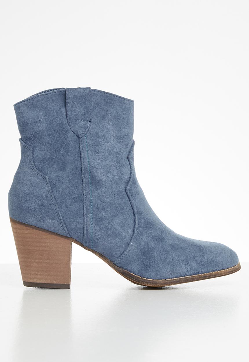 Seduction - Western ankle boot - petrol blueDNU